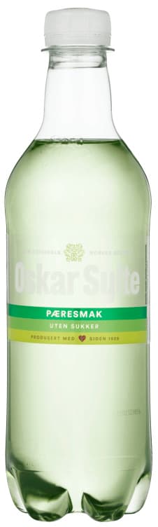 Pærebrus u/Sukker 0,5l flaske Oskar Sylte