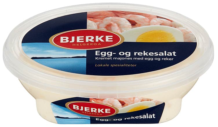 Egg og Rekesalat 180g Bjerke