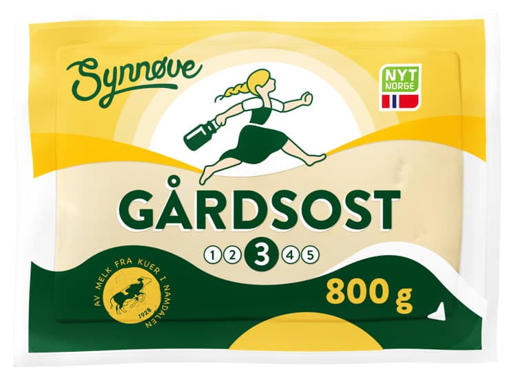 Synnøve Gårdsost 800 g