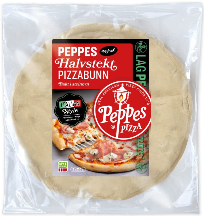 Pizzabunn Halvstekt 2x230g Peppes