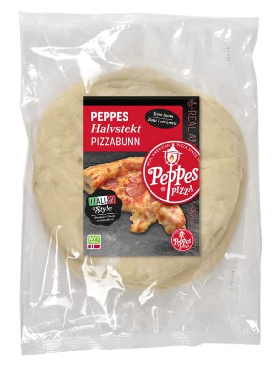 Pizzabunn Halvstekt 230g Peppes