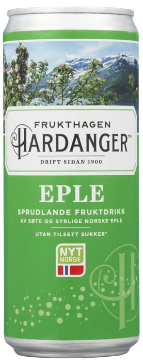 Eplebrus 0,33l boks Frukthagen Hardanger