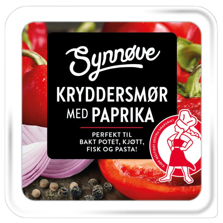 Kryddersmør Paprika 90g Synnøve