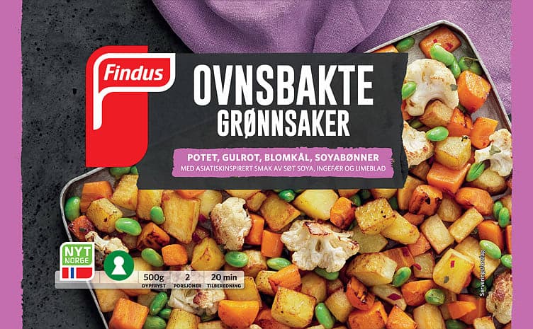 Grønnsaker Ovnsbakt Soya&Lime 500g Findus
