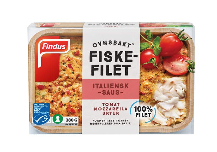 Fisk Ovnsbakt Italiensk 380g Findus