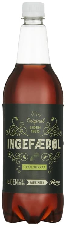 Ingefærøl u/Sukker 1l Roma