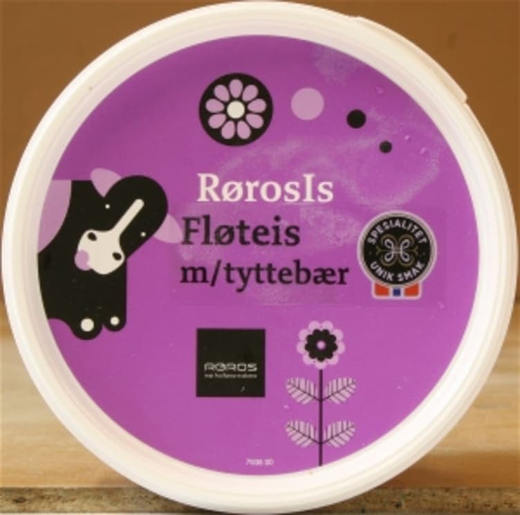 Fløteis m/Tyttebær 0,5l Galåvolden