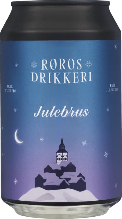 Julebrus 0,33l boks Røros Mineralvann
