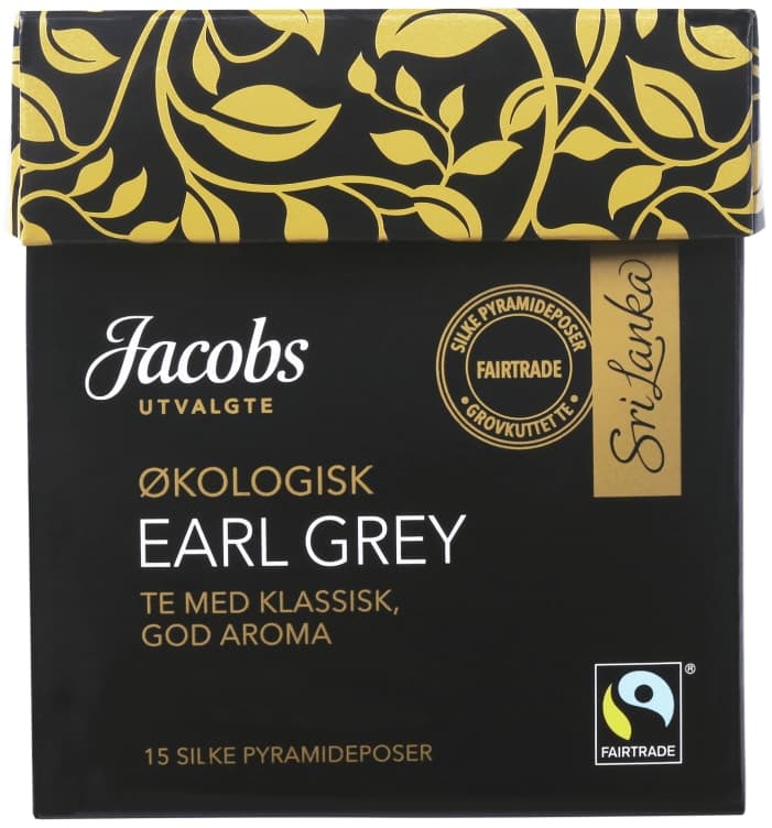 Earl Grey Tea Økologisk 15pos Jacobs Utvalgte 15 stk