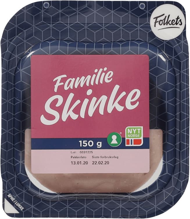 Familieskinke 150g Folkets