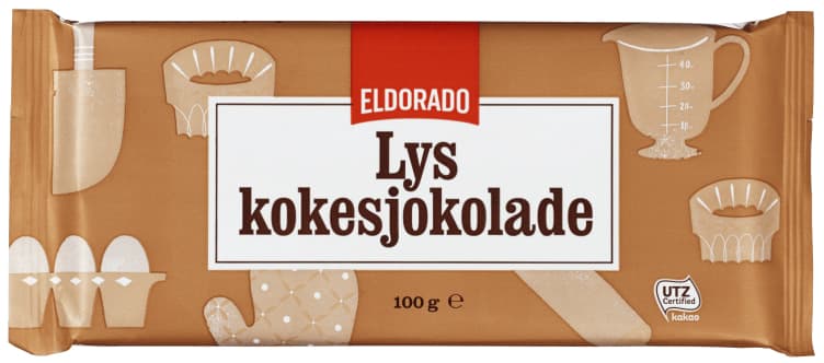 Kokesjokolade Lys 100g Eldorado