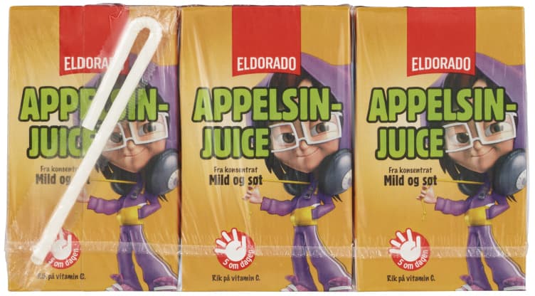 Appelsinjuice 3x250ml Eldorado 750 ml