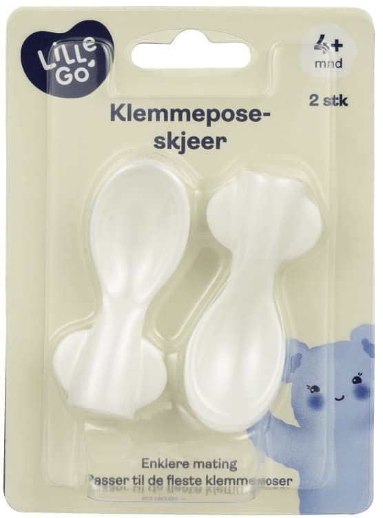 Klemmeposeskjeer 2pk Lillego 2 stk