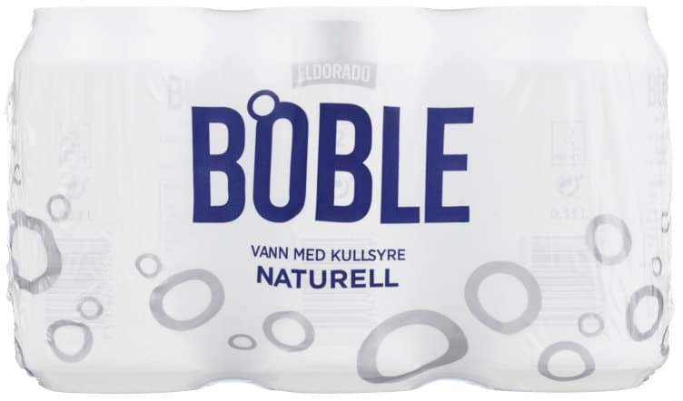 Boble Vann Naturell 0,33lx6 boks Eldorado 1980 ml