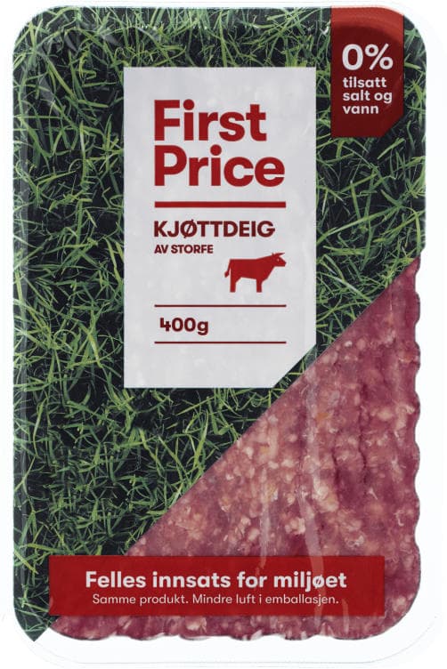 Kjøttdeig 14% Fett 400g First Price