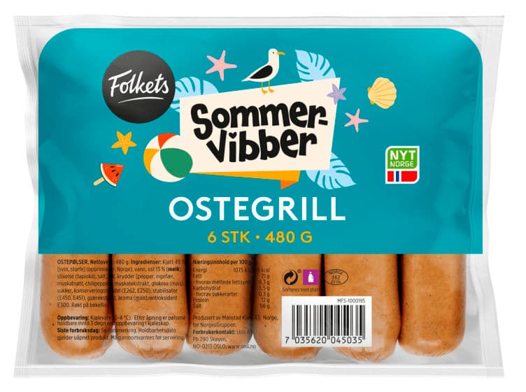 Ostegrill 480g Folkets