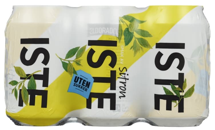 Iste Sitron u/Sukker 0,33lx6 boks Eldorado 1,98 ml