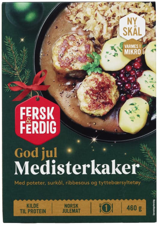 Medisterkaker Surkål&Potet 430g Fersk&Ferdig