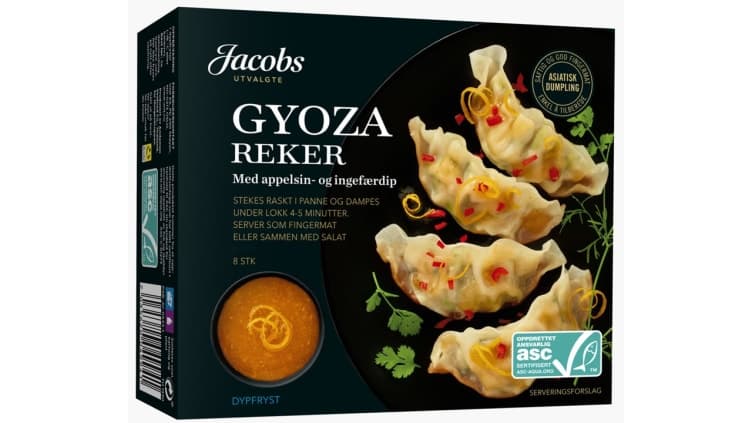 Gyoza m/Reker 8stk 200g Jacobs Utvalgte
