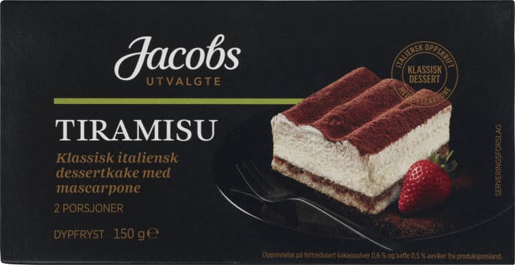 Tiramisu Italiensk 2x75g Jacobs Utvalgte