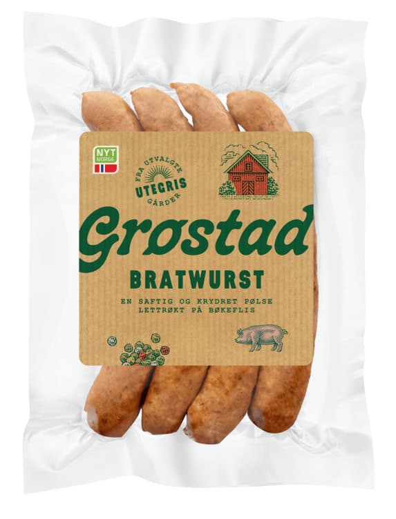 Bratwurst 240g Grøstad