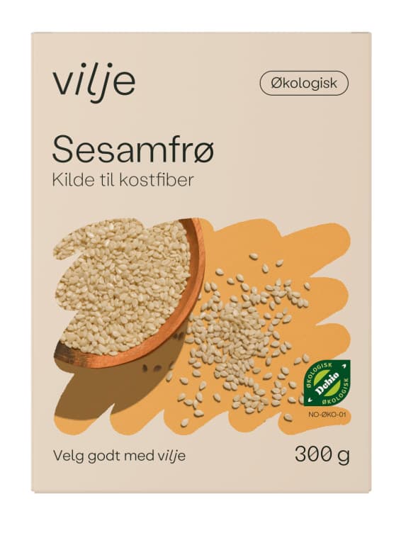 Sesamfrø Økologisk 300g Vilje