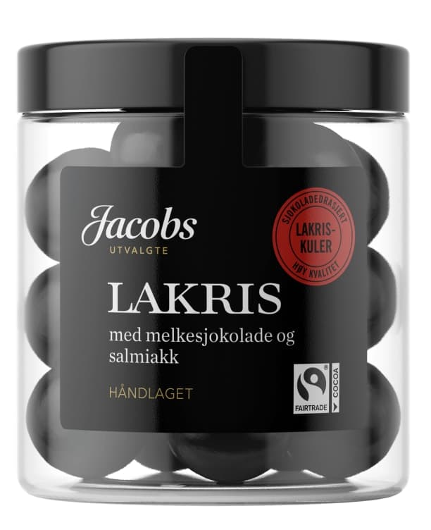 Lakriskuler m/Melkesjokolade Salmiakk 150g Ju