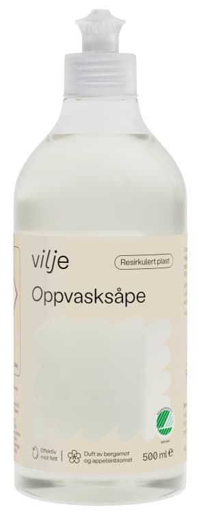 Oppvasksåpe 500ml Vilje