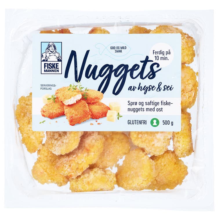Fiskenuggets 500g Fiskemannen