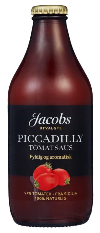 Tomatsaus Piccadilly 330g Jacobs Utvalgte