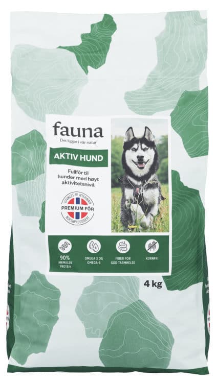Fauna Aktiv Hund Tørrfor 4kg
