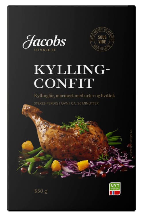 Kylling Confit 550g Jacobs Utvalgte