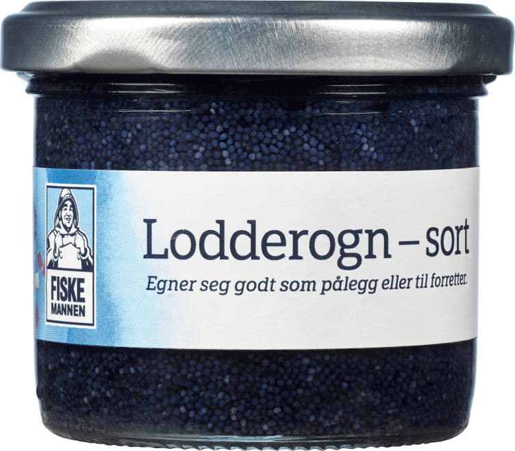 Lodderogn Sort 100g Fiskemannen