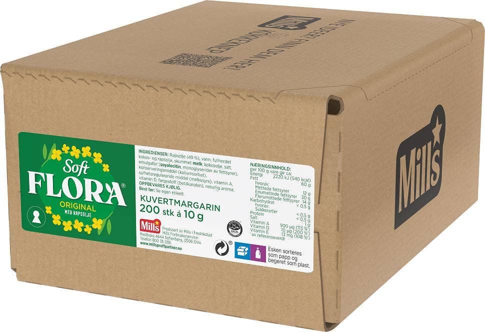 Soft Flora kuvert 2 kg 2 stk
