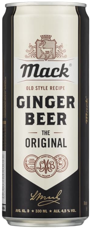 Mack Ginger Beer Original 330ml boks