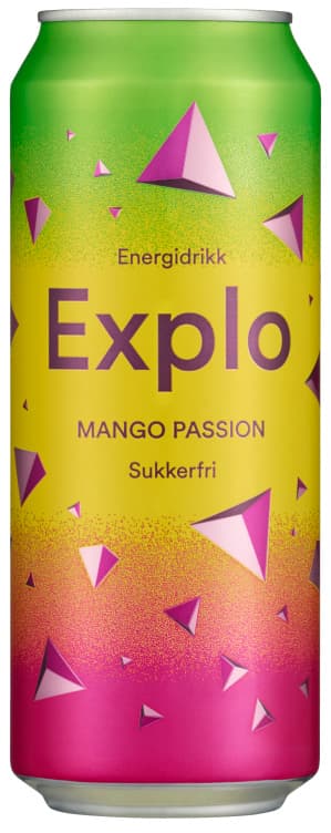 Explo Mango Passion Sukkerfri Mack 500ml boks