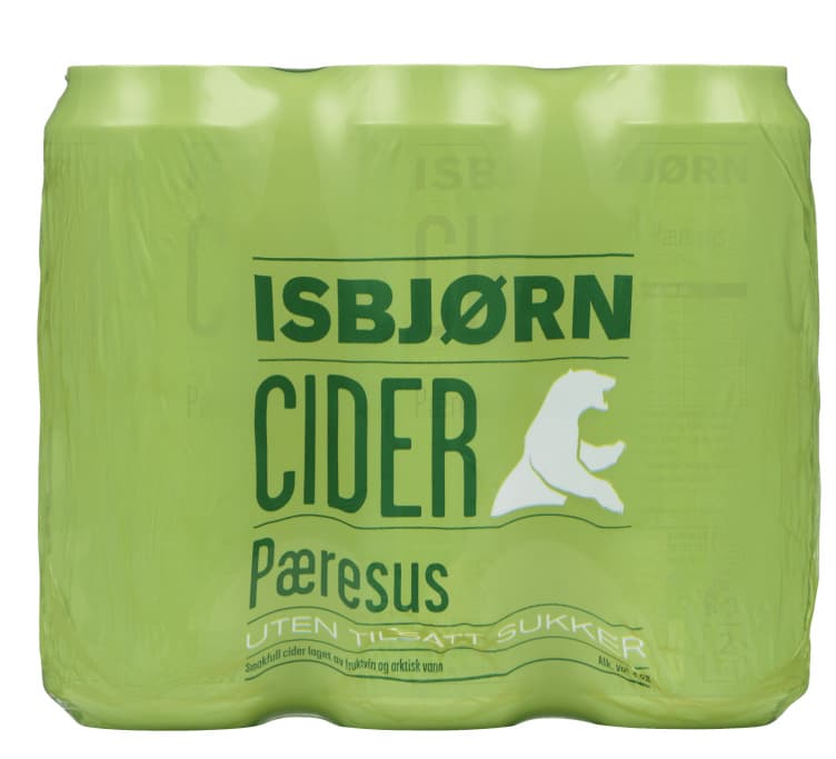 Mack Isbjørn Cider Pæresus 0,5lx6 boks 3000 ml