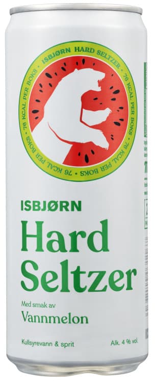 Mack Isbjørn Hard Seltzer Vannmelon 330ml boks
