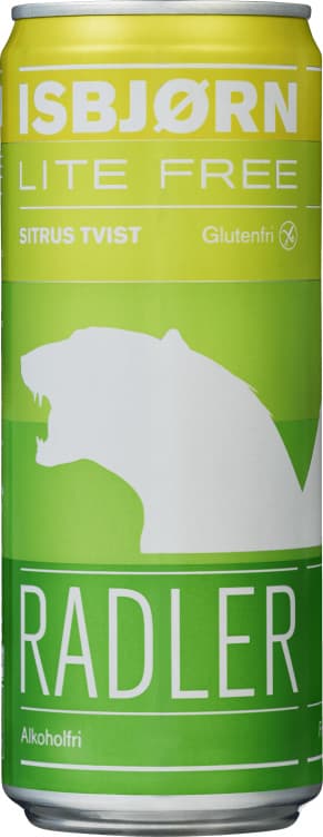 Mack Isbjørn Lite Free Radler Sitrus 330ml boks