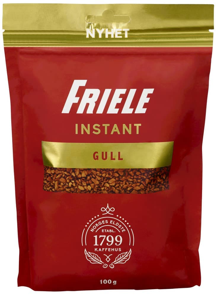 Friele Instant Gull Refill Pulverkaffe 100g