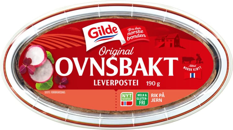 Leverpostei Ovnsbakt Original 190g Gilde