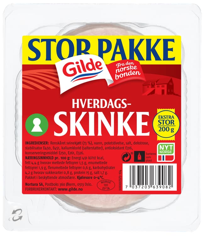 HVERDAGSSKINKE 200 g Gilde