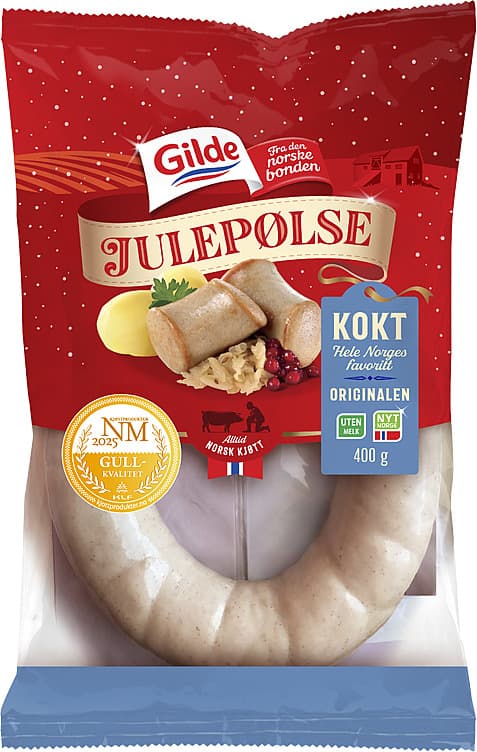 GILDE KOKT JULEPØLSE 400 g