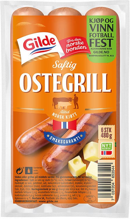 Ostegrill 480g Gilde
