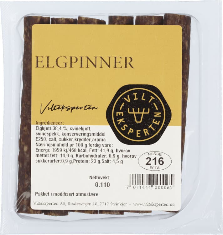 Elgpinner 110g Vilteksperten