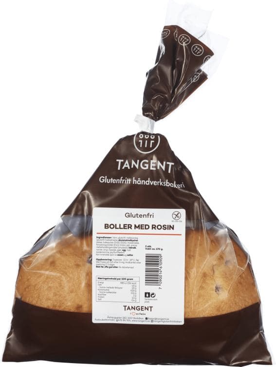 Boller m/Rosiner glutenfri 170g Tangent