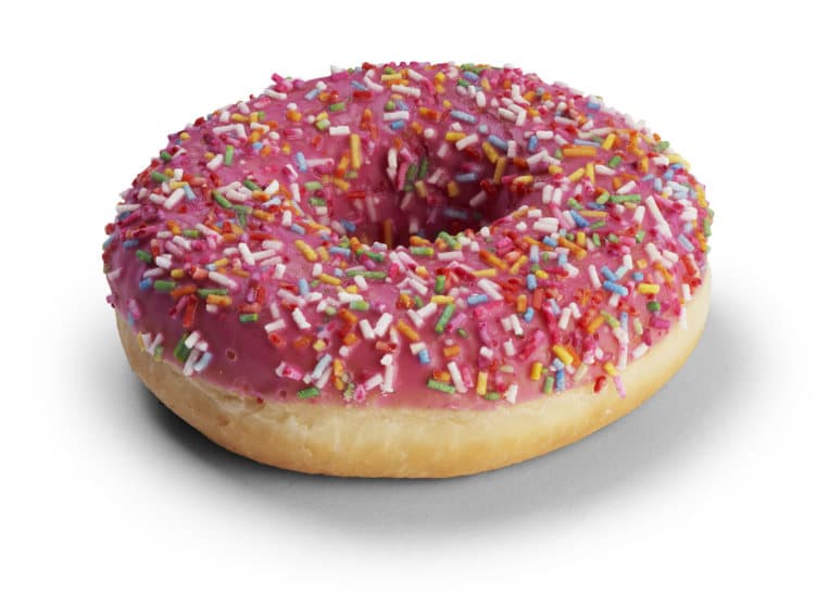 Donut Rosa m/Strøssel