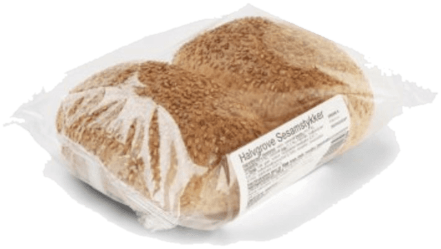 Sesamstykker Halvgrove 160g 2pk