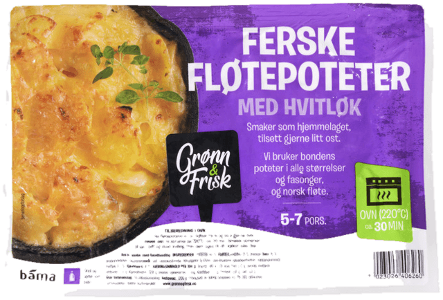 Fløtepotet Hvitløk 1,2kg Grønn&Frisk