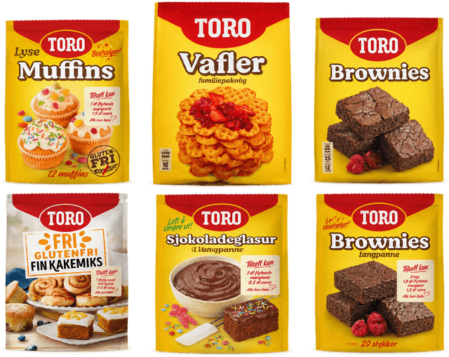 -40% på Toro bakemixer